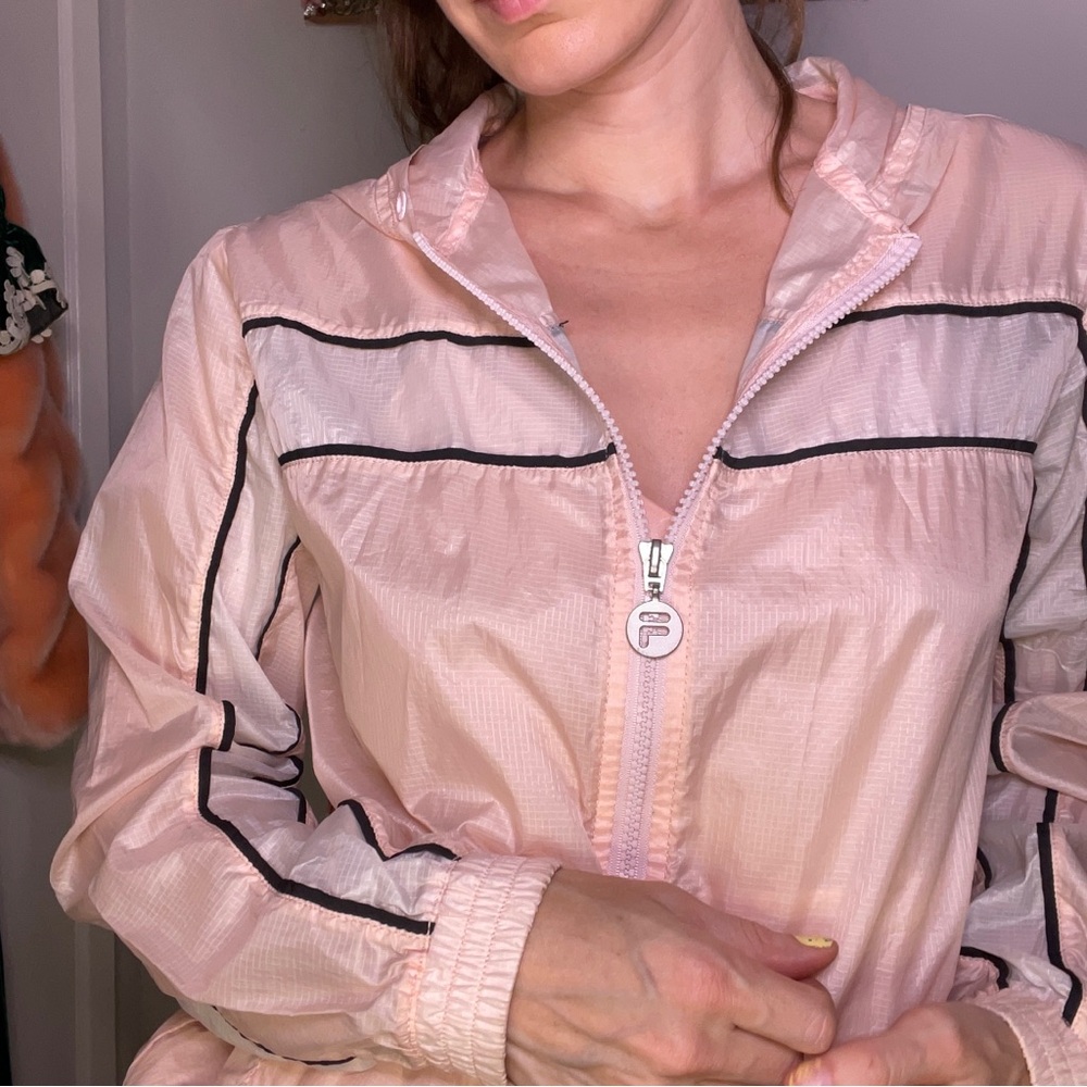 Fila Pink Windbreaker Jacket